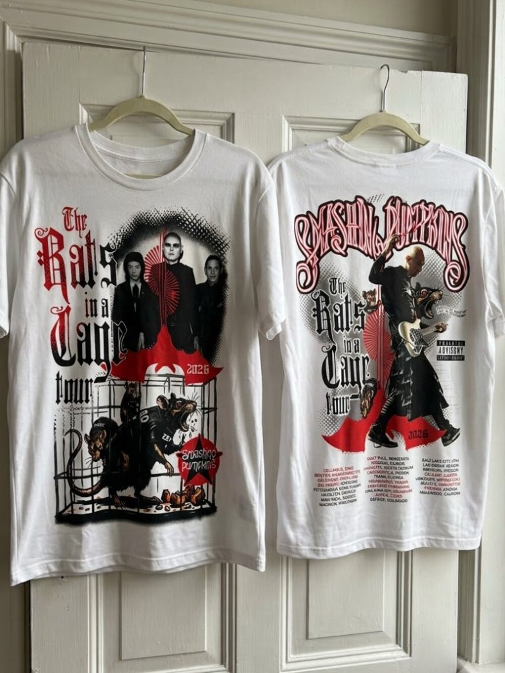 Smashing Pumpkins "The Rats in a Cage Tour 2026" Tshirt
